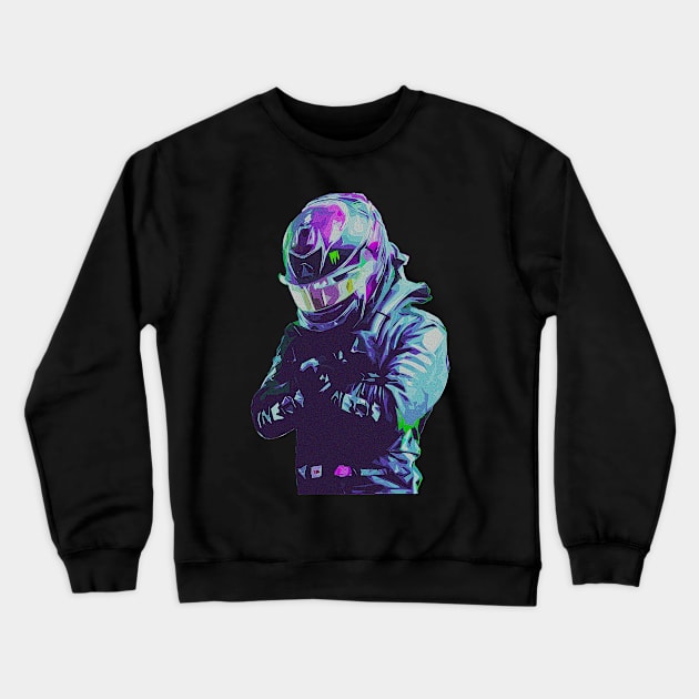 Lewis Hamilton F1 Black Panther Crewneck Sweatshirt by VictorVV